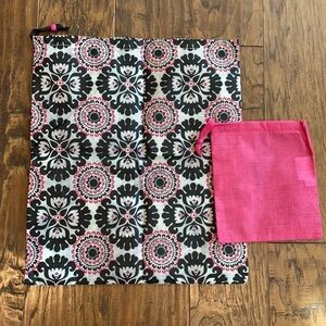 Thirty One Timeless Memory Pouch pink pop medallion NEW